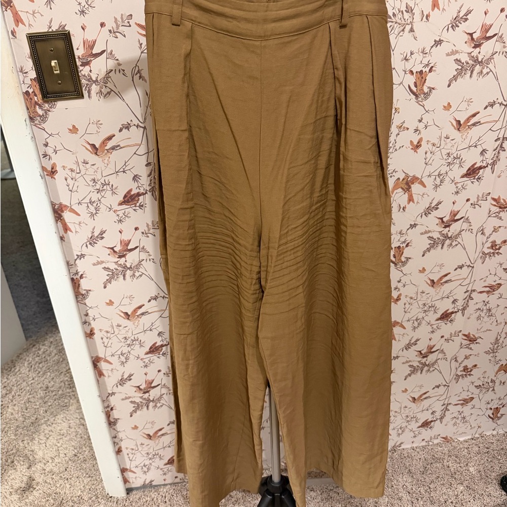 Cider Tan Trousers | Straight Leg | Mid Waist | Neutral Workwear